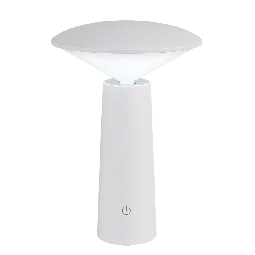 Rabalux - Lampe de table tactile rechargeable et à intensité variable POLPERRO LED/3W/3,7V 1200mAh blanc