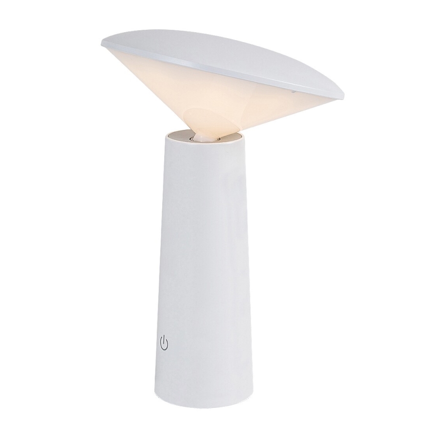 Rabalux - Lampe de table tactile rechargeable et à intensité variable POLPERRO LED/3W/3,7V 1200mAh blanc