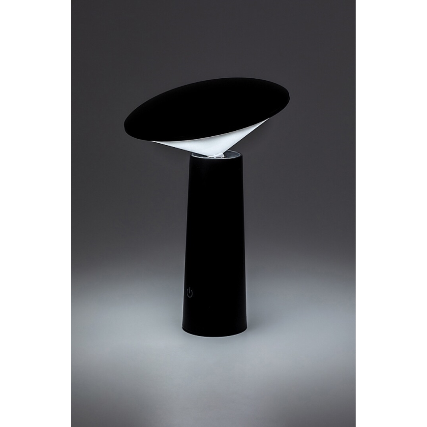 Rabalux - Lampe de table tactile rechargeable et à intensité variable POLPERRO LED/3W/3,7V 1200mAh noir