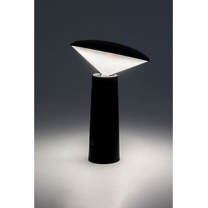 Rabalux - Lampe de table tactile rechargeable et à intensité variable POLPERRO LED/3W/3,7V 1200mAh noir