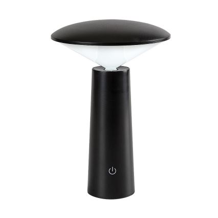 Rabalux - Lampe de table tactile rechargeable et à intensité variable POLPERRO LED/3W/3,7V 1200mAh noir