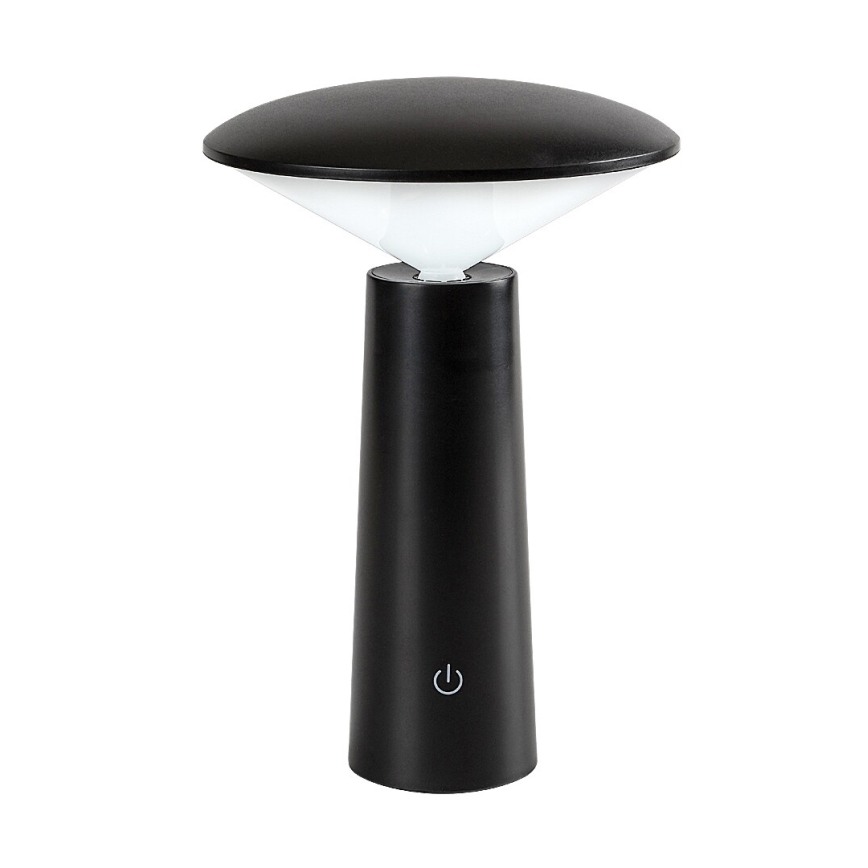 Rabalux - Lampe de table tactile rechargeable et à intensité variable POLPERRO LED/3W/3,7V 1200mAh noir