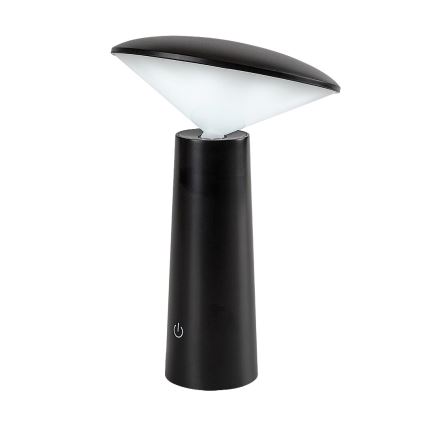 Rabalux - Lampe de table tactile rechargeable et à intensité variable POLPERRO LED/3W/3,7V 1200mAh noir