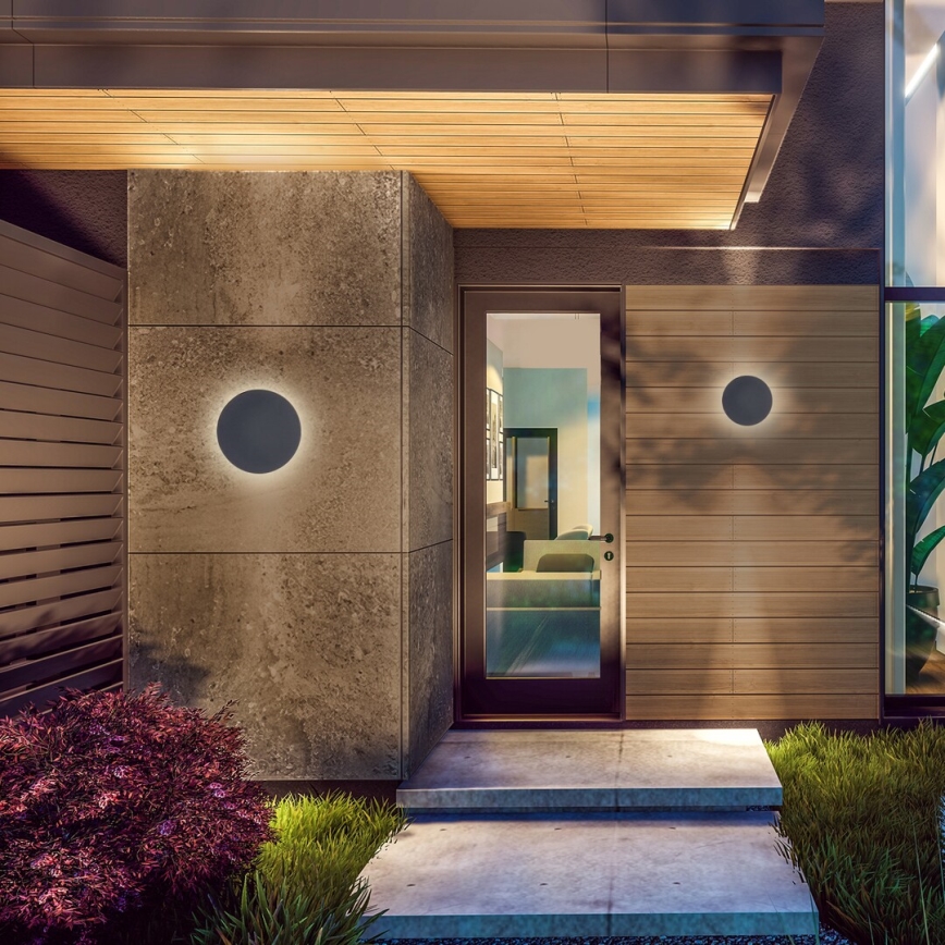 Rabalux - Applique murale extérieure LED 15W/230V 2700/4000/6500K IP65 gris