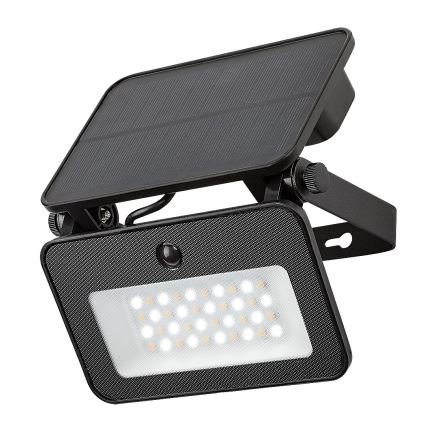 Rabalux - Projecteur solaire avec détecteur LED/6W/3,7V 3000/4000/6500K IP65 2200 mAh