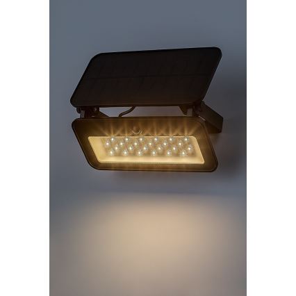 Rabalux - Solar LED Schijnwerper met Sensor LED/8W/3,7V 3000/4000/6500K IP65