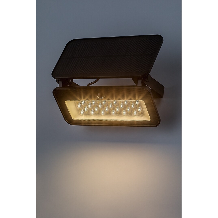 Rabalux - Solar LED Schijnwerper met Sensor LED/8W/3,7V 3000/4000/6500K IP65