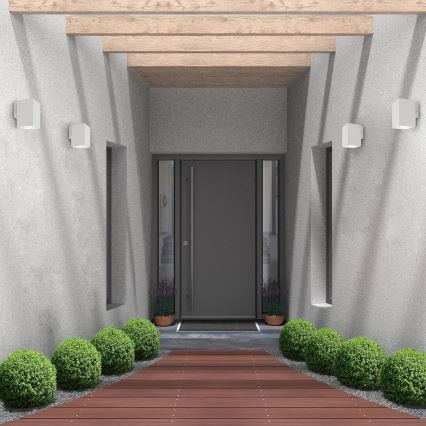 Rabalux - Applique murale extérieure LED/9W/230V 2700/4000/6500K IP65 blanc