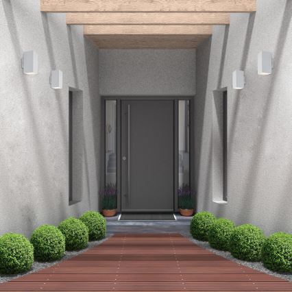 Rabalux - Applique murale extérieure LED/18W/230V 2700/4000/6500K IP65 blanc