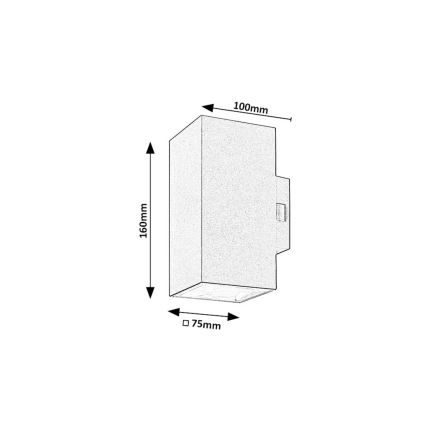 Rabalux - Applique murale extérieure LED/18W/230V 2700/4000/6500K IP65 blanc