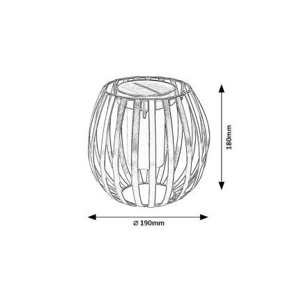 Rabalux - Luminaire solaire LED/1W/1,2V 300mAh IP44