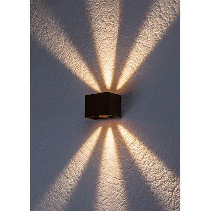 Rabalux - Applique murale extérieure LED/10W/230V IP54 marron