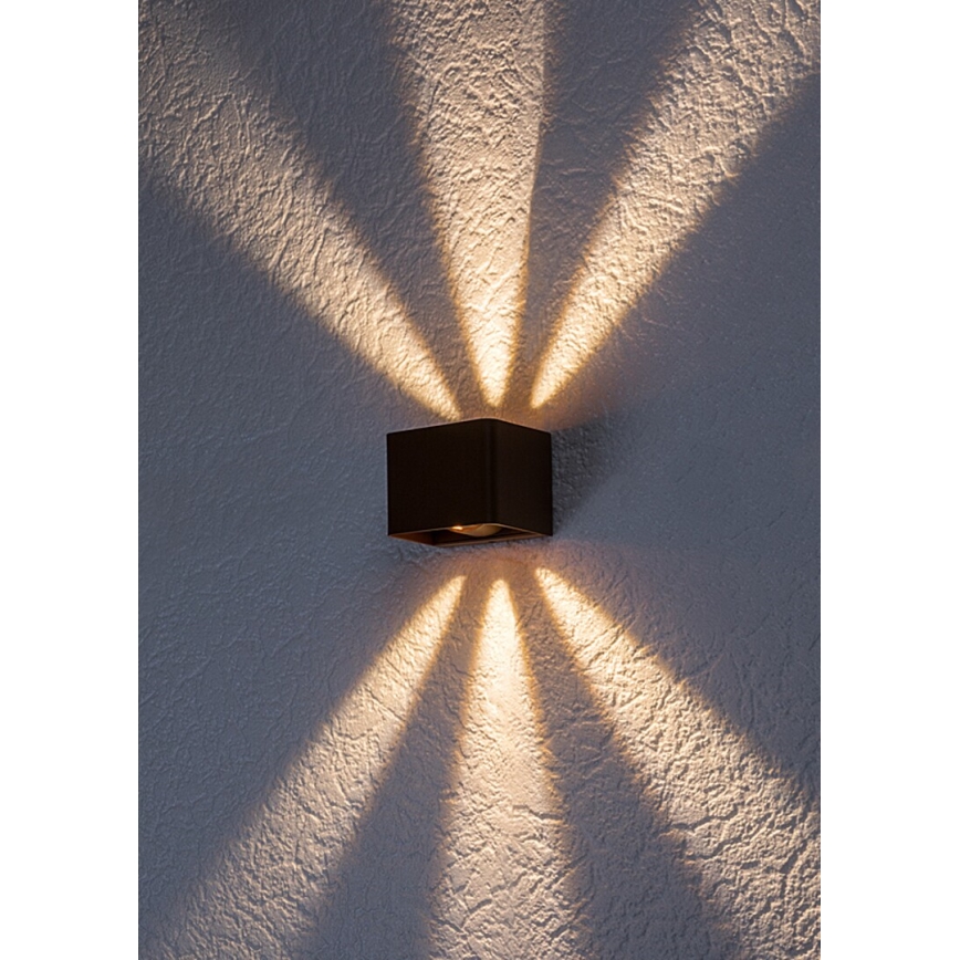 Rabalux - Applique murale extérieure LED/10W/230V IP54 marron