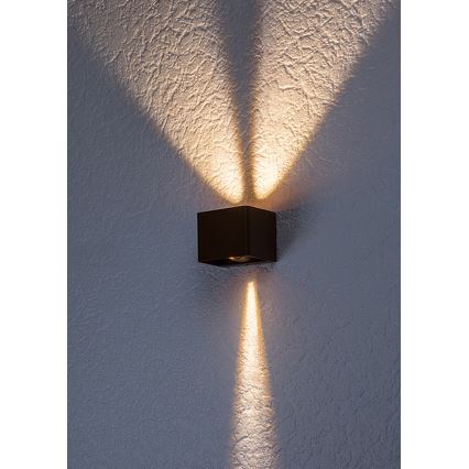 Rabalux - LED Wandlamp voor buiten LED/10W/230V IP54 bruin