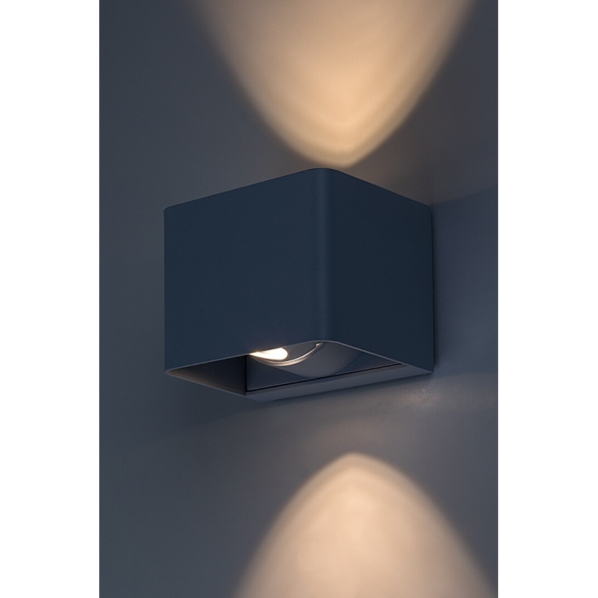 Rabalux - LED Wandlamp voor buiten LED/10W/230V IP54 grijs