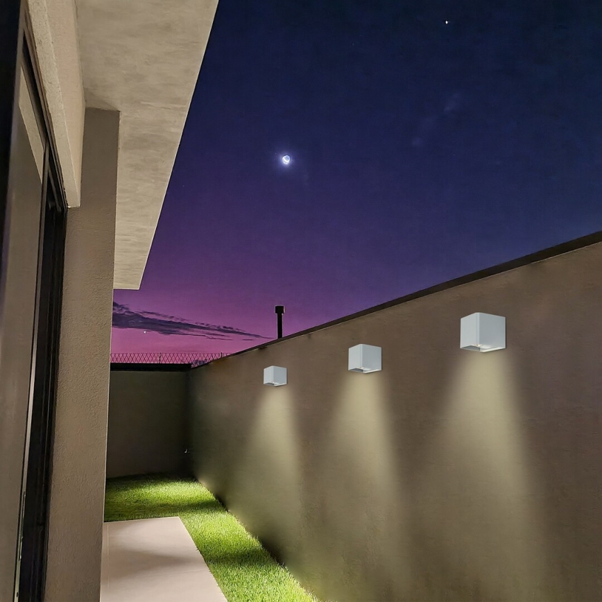 Rabalux - LED Wandlamp voor buiten LED/10W/230V IP54 grijs
