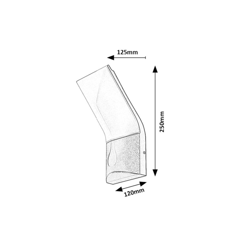 Rabalux - LED Wandlamp voor buiten LED/10W/230V IP54
