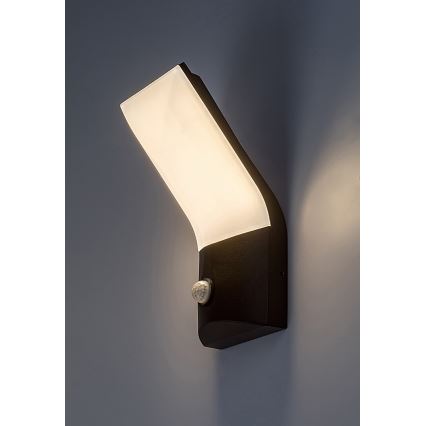 Rabalux - Applique murale extérieure avec détecteur LED/10W/230V IP54
