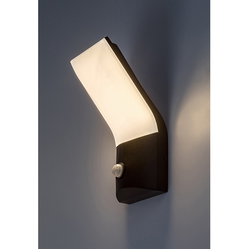 Rabalux - Applique murale extérieure avec détecteur LED/10W/230V IP54