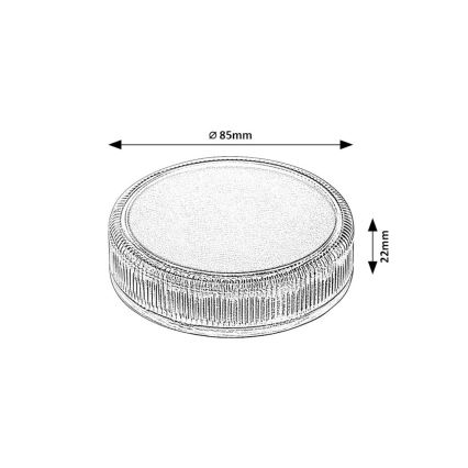 Rabalux - LED Solar lamp LED/0,3W/1,2V 800mAh IP65