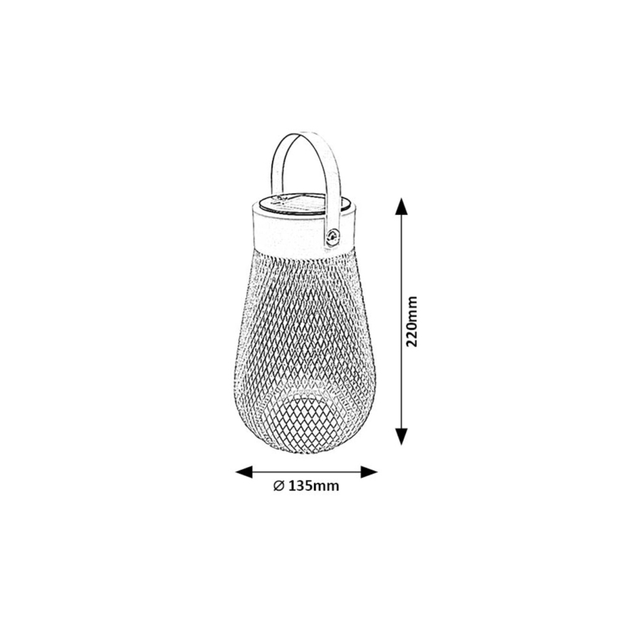 Rabalux - LED Solar lamp LED/0,16W/1,2V 400mAh IP44