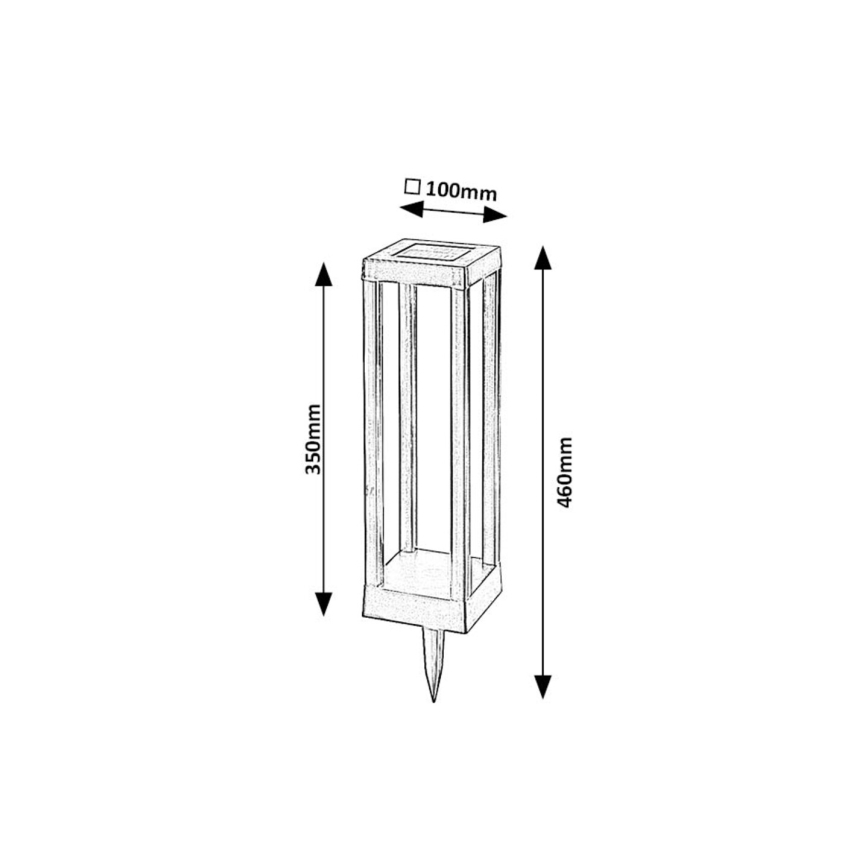 Rabalux - LED Solar lamp LED/0,18W/3,7V IP44
