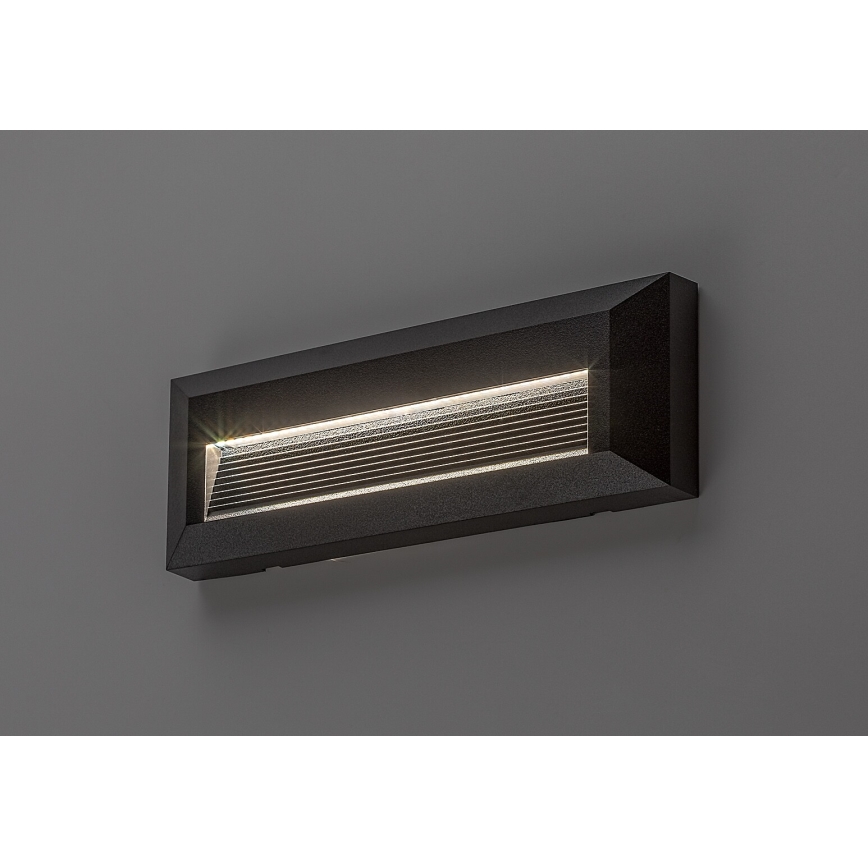 Rabalux - LED buitenwandlamp LED/6W/230V IP65 zwart