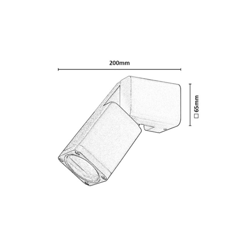 Rabalux - Buitenwandlamp 1xGU10/15W/230V IP65