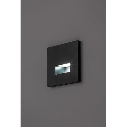 Rabalux - LED trapverlichting LED/1W/230V 3000/4500/6500K zwart