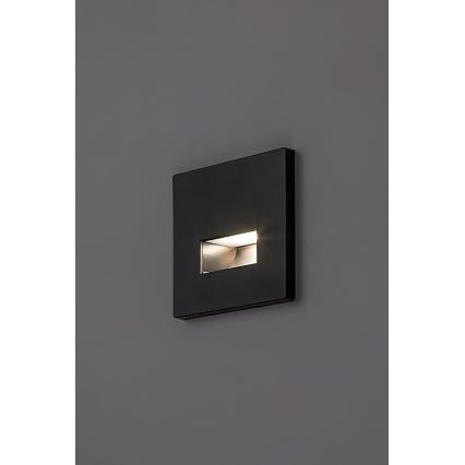 Rabalux - LED luminaire d'escalier LED/1W/230V 3000/4500/6500K noir