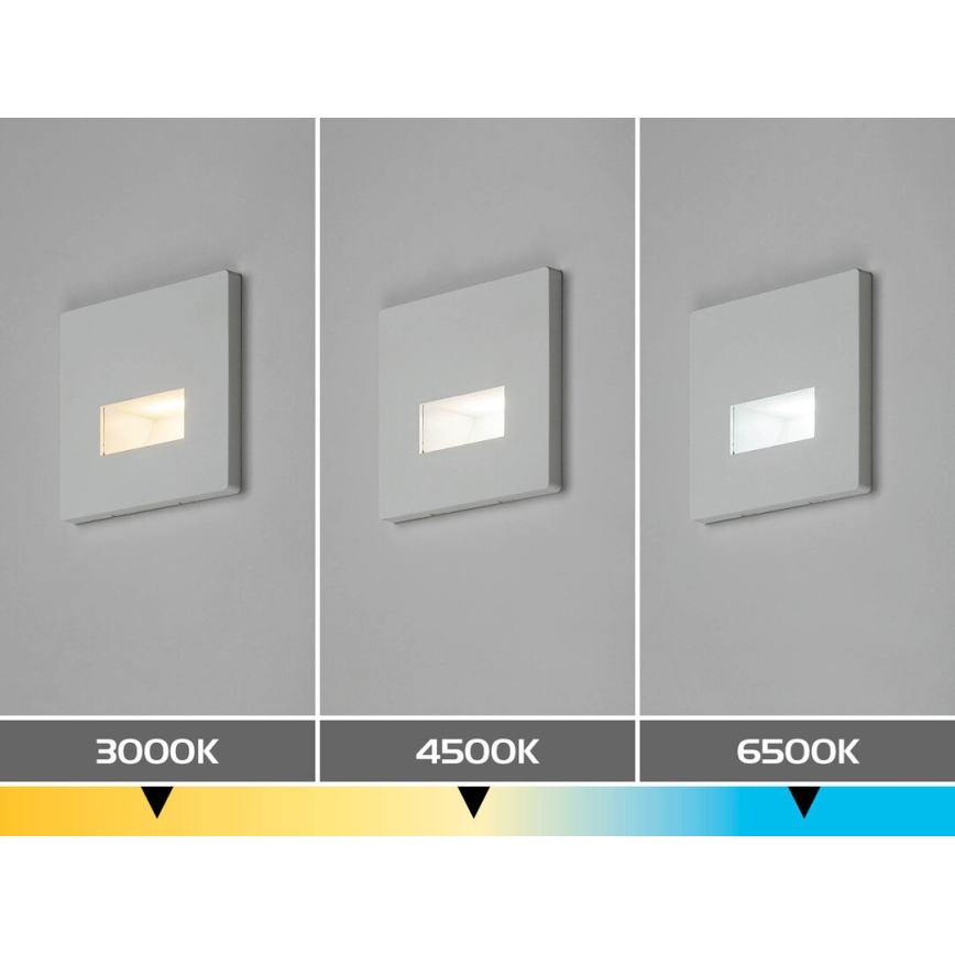 Rabalux - LED trapverlichting LED/1W/230V 3000/4500/6500K wit