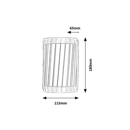 Rabalux - Applique murale d'extérieur LED/6W/230V IP54