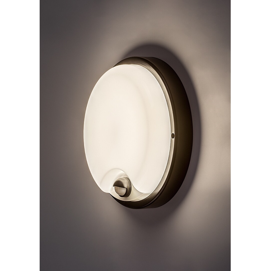 Rabalux - LED buitenwandlamp met sensor LED/18W/230V IP65 zwart
