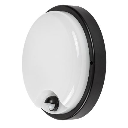Rabalux - LED buitenwandlamp met sensor LED/18W/230V IP65 zwart
