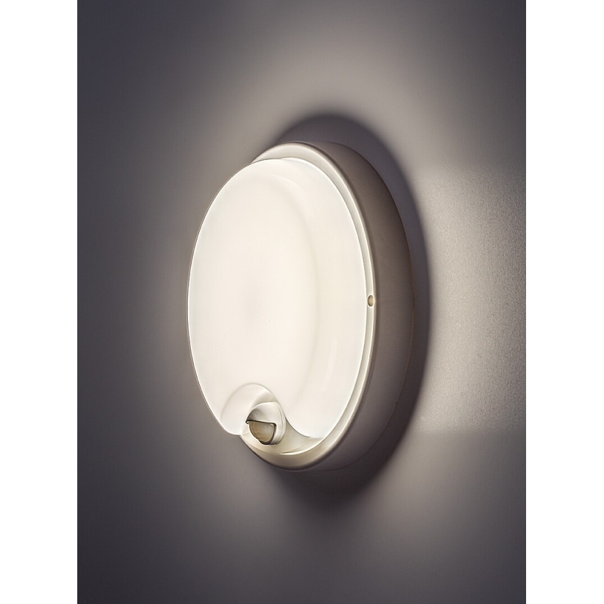 Rabalux - LED buitenwandlamp met sensor LED/18W/230V IP65 wit