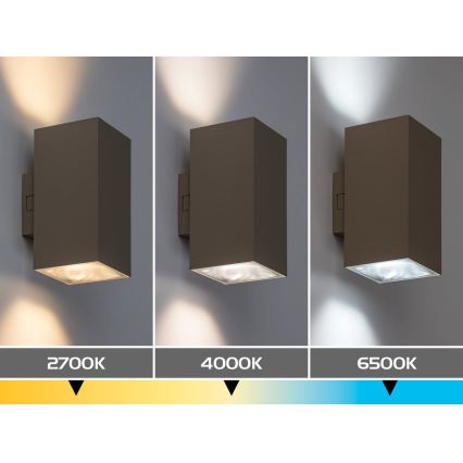 Rabalux - LED buitenwandlamp LED/18W/230V 2700/4000/6500K IP65