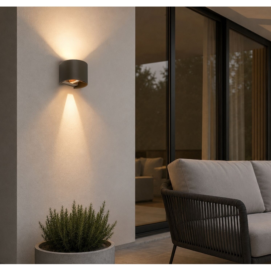 Rabalux - LED Applique murale d'extérieur LED/5W/230V 2700/4000/6500K IP54 beige