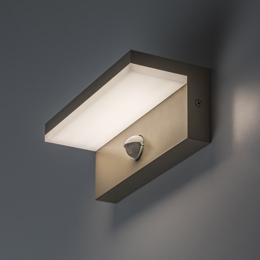 Rabalux - LED buitenwandlamp met sensor LED/9W/230V IP54 beige