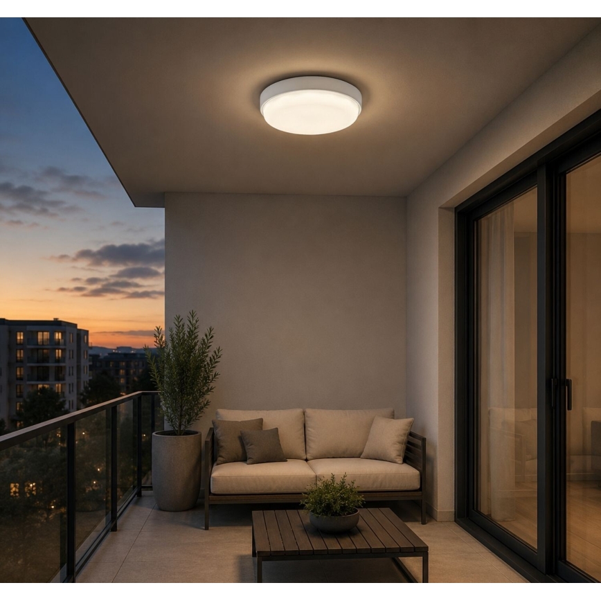 Rabalux - LED Buitenplafondlamp LED/14W/230V IP54 wit