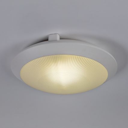 Rabalux - Plafondlamp voor buiten 1xE27/9W/230V IP65 Ø 30 cm wit