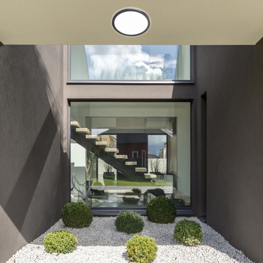 Rabalux - LED dimbaar buitenplafondlamp LED/15W/230V Wi-Fi Tuya 2700-6500K IP44 + afstandsbediening