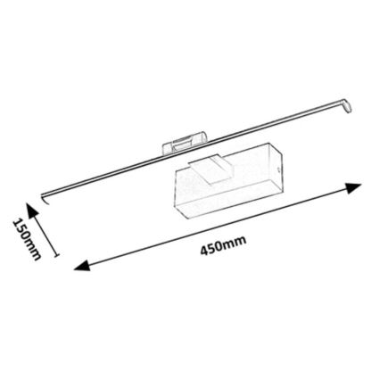 Rabalux - LED Schilderijverlichting LED/8W/230V 3000K 45 cm