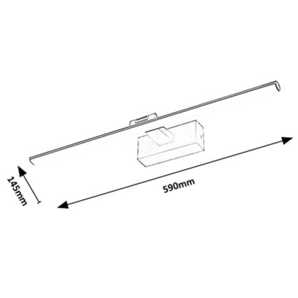 Rabalux - LED Schilderijverlichting LED/12W/230V 3000K 59 cm