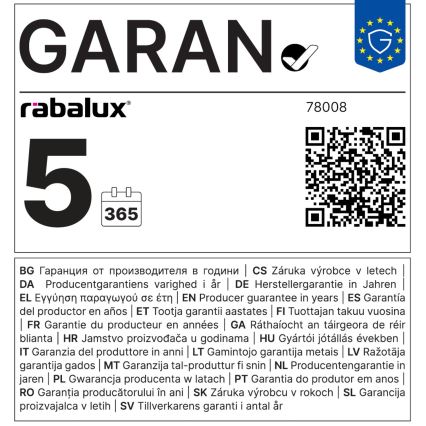 Rabalux - Réglette de cuisine LED/8W/230V 3000/4000K blanc