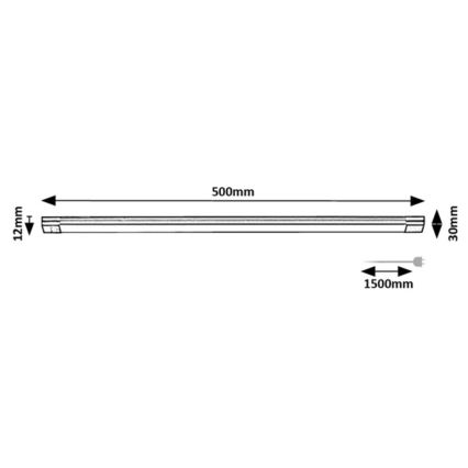 Rabalux - keukenkast licht met sensor LED/8W/230V 3000K 50 cm