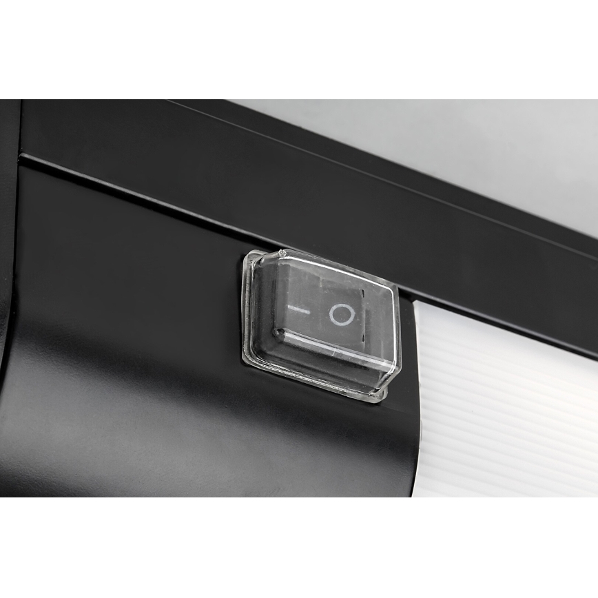 Rabalux - LED onderbouwlamp met stopcontact LED/17W/230V 4000K IP44 zwart 57 cm
