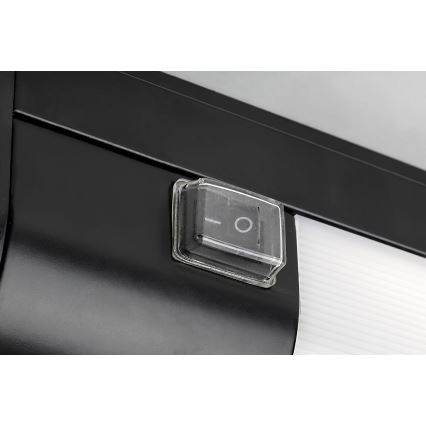 Rabalux - Réglette LED de cuisine avec prise LED/17W/230V 4000K IP44 noir 57 cm