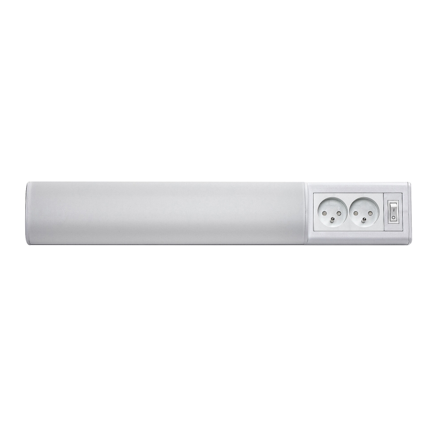 Rabalux - Réglette de cuisine avec prises LED/10W/230V 4000K 50 cm blanc