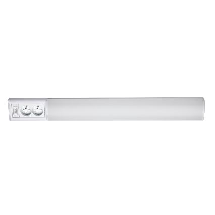Rabalux - Réglette de cuisine avec prises LED/15W/230V 4000K 70 cm blanc