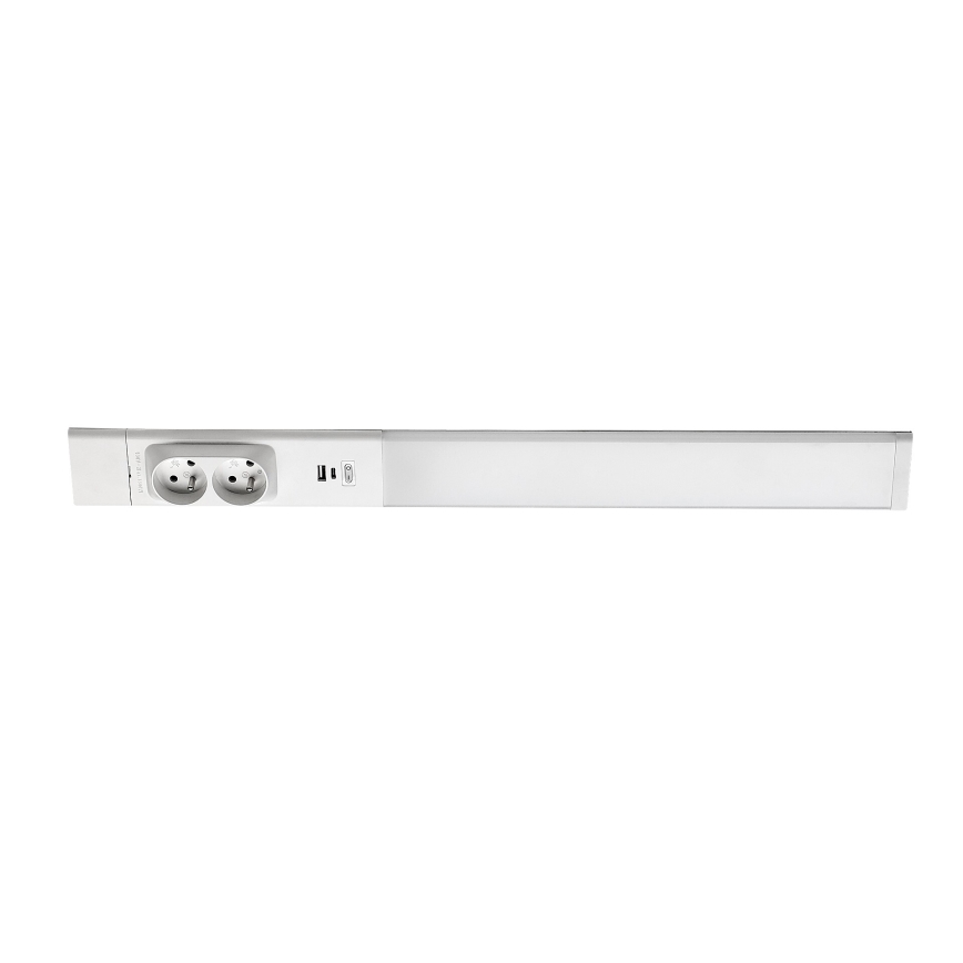 Rabalux - Réglette de cuisine avec prises LED/18W/230V 4000K 60 cm blanc